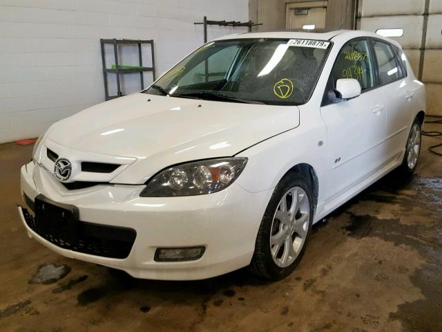 JM1BK343091227043 - 2009 MAZDA 3 S WHITE photo 2