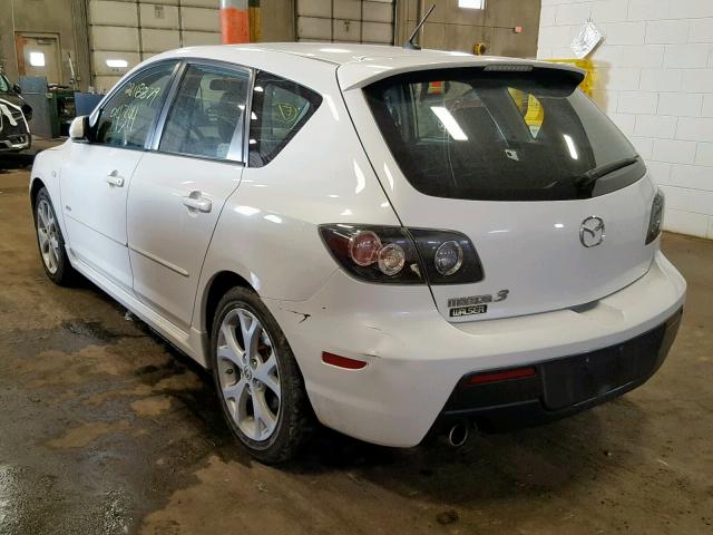 JM1BK343091227043 - 2009 MAZDA 3 S WHITE photo 3