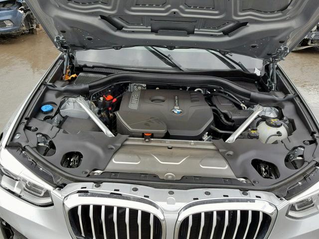 5UXTR9C59JLD72856 - 2018 BMW X3 XDRIVEM SILVER photo 7