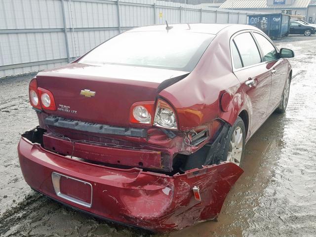 1G1ZE5E10BF286268 - 2011 CHEVROLET MALIBU LTZ RED photo 4