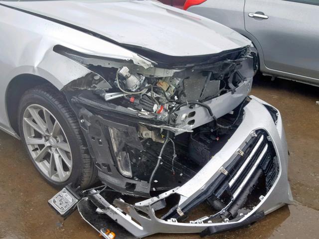 1G6AR5SS1K0103388 - 2019 CADILLAC CTS LUXURY SILVER photo 9