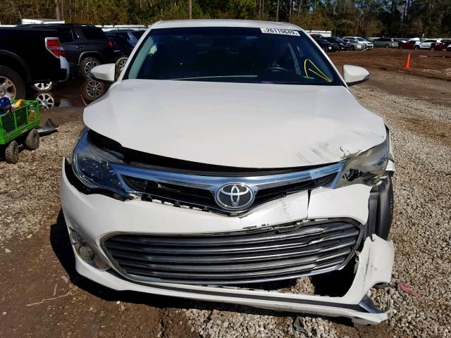 4T1BK1EB3EU119448 - 2014 TOYOTA AVALON BAS WHITE photo 9