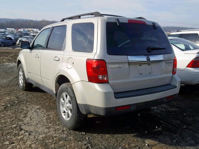 4F2CZ96118KM08546 - 2008 MAZDA TRIBUTE S BEIGE photo 3