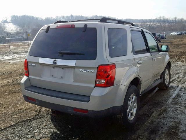 4F2CZ96118KM08546 - 2008 MAZDA TRIBUTE S BEIGE photo 4