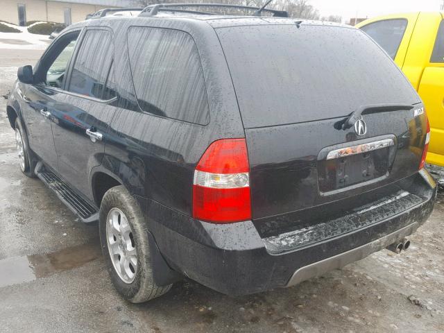 2HNYD18671H504722 - 2001 ACURA MDX TOURIN BLACK photo 3