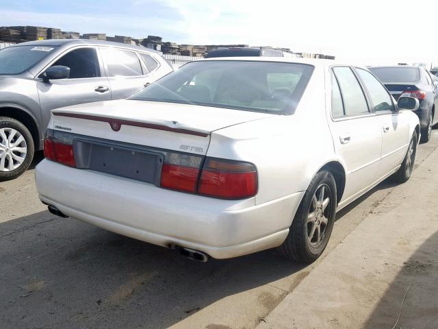 1G6KY5499YU188113 - 2000 CADILLAC SEVILLE ST WHITE photo 4