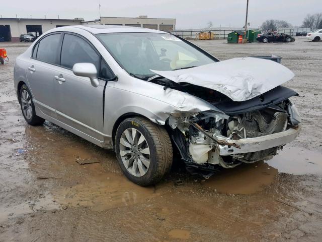 19XFA1F99AE028889 - 2010 HONDA CIVIC EXL SILVER photo 1