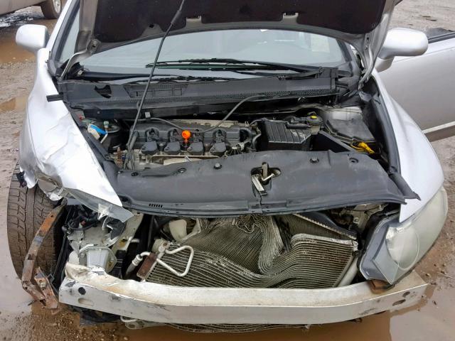 19XFA1F99AE028889 - 2010 HONDA CIVIC EXL SILVER photo 7