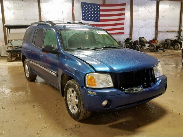 1GKET16S956153626 - 2005 GMC ENVOY XL BLUE photo 1