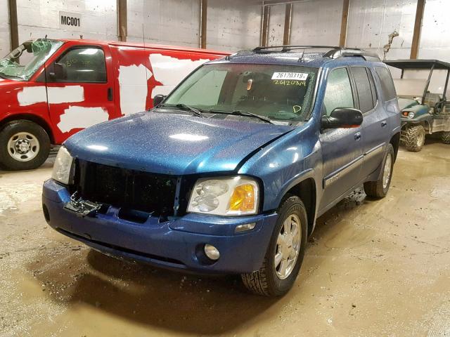 1GKET16S956153626 - 2005 GMC ENVOY XL BLUE photo 2