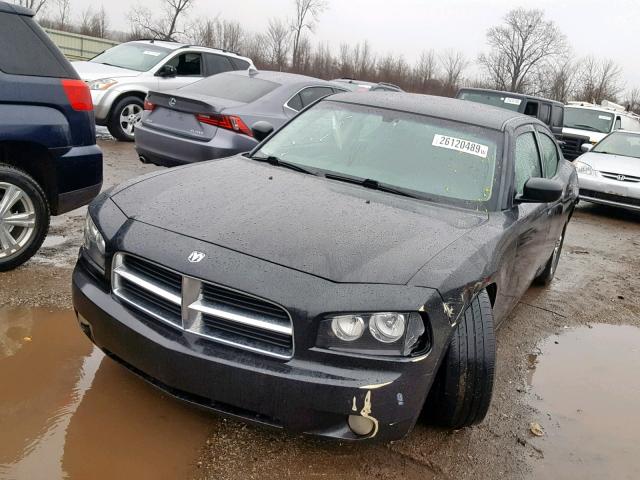 2B3LK33G38H280815 - 2008 DODGE CHARGER SX BLACK photo 2