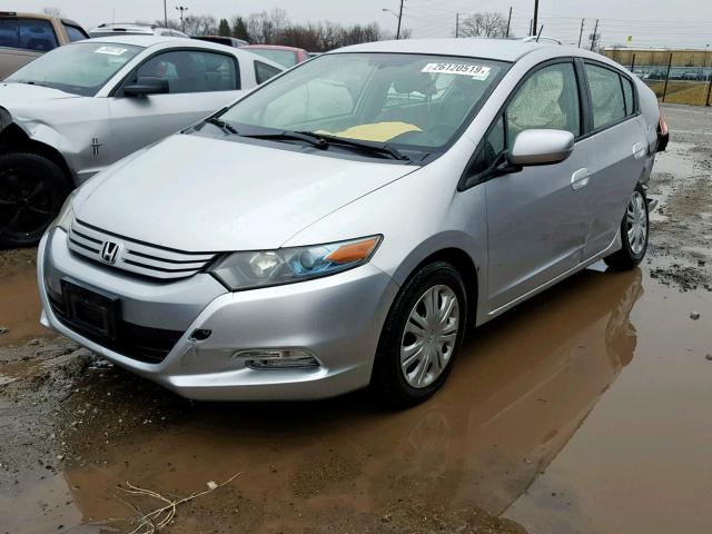 JHMZE2H5XAS030843 - 2010 HONDA INSIGHT LX SILVER photo 2