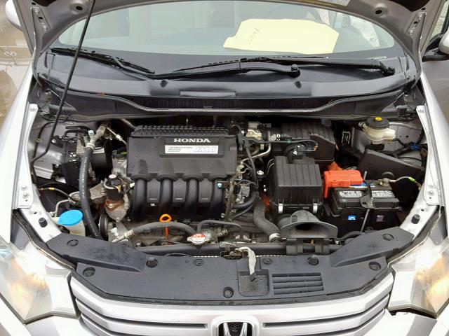 JHMZE2H5XAS030843 - 2010 HONDA INSIGHT LX SILVER photo 7