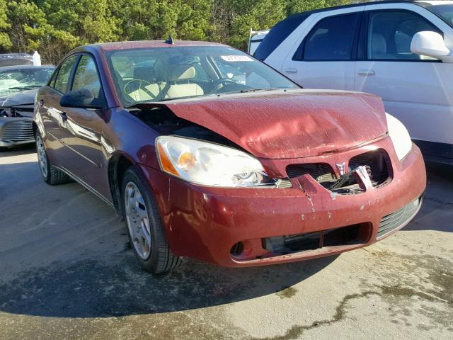 1G2ZH57N294138938 - 2009 PONTIAC G6 GT BURGUNDY photo 1