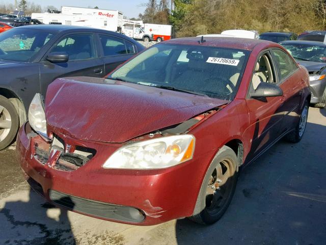 1G2ZH57N294138938 - 2009 PONTIAC G6 GT BURGUNDY photo 2