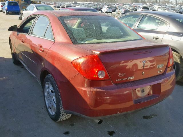 1G2ZH57N294138938 - 2009 PONTIAC G6 GT BURGUNDY photo 3