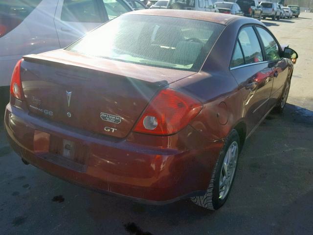 1G2ZH57N294138938 - 2009 PONTIAC G6 GT BURGUNDY photo 4