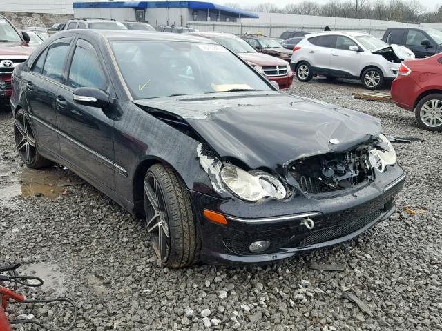 WDBRF52H07E027135 - 2007 MERCEDES-BENZ C 230 BLACK photo 1