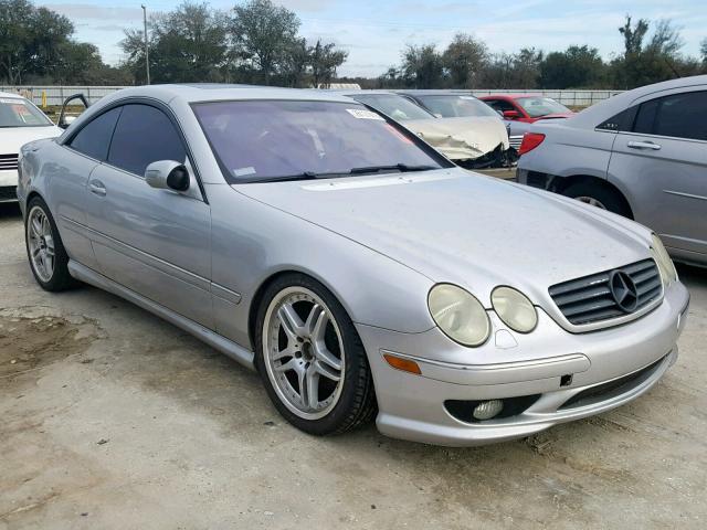 WDBPJ73J91A017348 - 2001 MERCEDES-BENZ CL 55 AMG SILVER photo 1