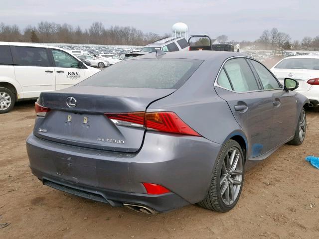 JTHCM1D25H5023001 - 2017 LEXUS IS 300 GRAY photo 4