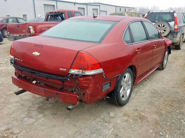 2G1WB5E31F1120688 - 2015 CHEVROLET IMPALA LIM MAROON photo 4