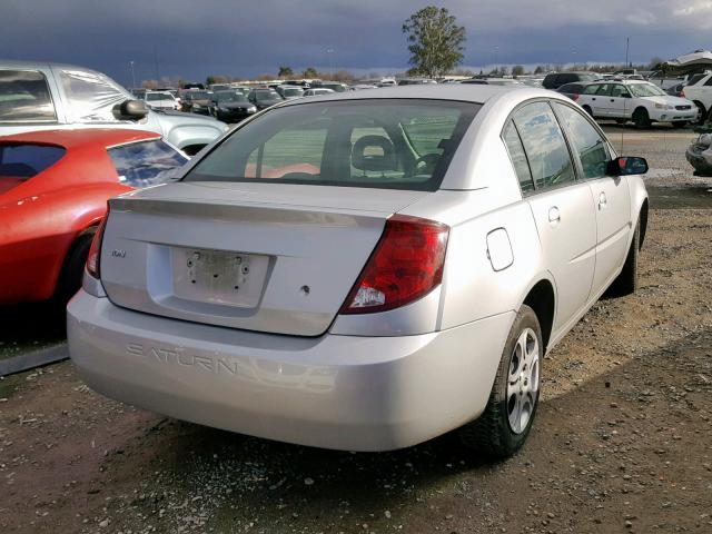 1G8AJ52F24Z184112 - 2004 SATURN ION LEVEL SILVER photo 4
