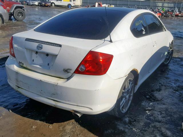 JTKDE177760081706 - 2006 TOYOTA SCION TC თეთრი ფოტო 4