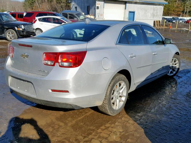 1G11C5SA2DF209413 - 2013 CHEVROLET MALIBU 1LT ვერცხლისფერი ფოტო 4
