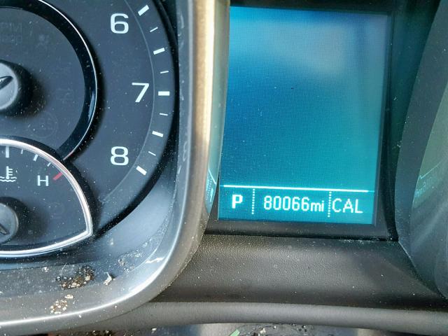 1G11C5SA2DF209413 - 2013 CHEVROLET MALIBU 1LT ვერცხლისფერი ფოტო 8