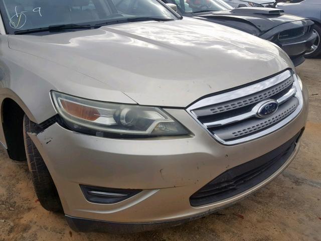 1FAHP2EW4BG168313 - 2011 FORD TAURUS SEL GOLD photo 9