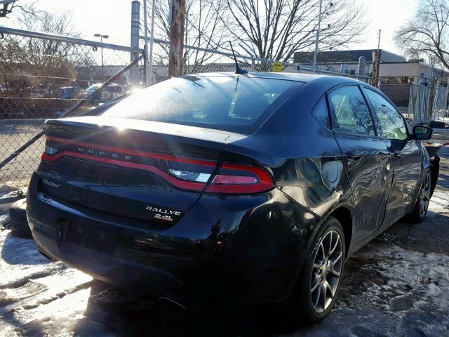 1C3CDFBB2ED926052 - 2014 DODGE DART SXT BLACK photo 4