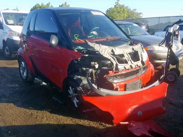 WMEEJ31X59K244164 - 2009 SMART FORTWO PUR RED photo 1