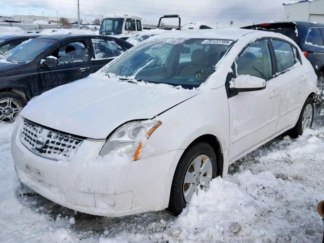 3N1AB61E88L623220 - 2008 NISSAN SENTRA 2.0 WHITE photo 2