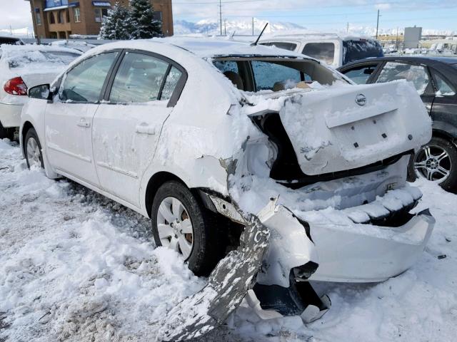 3N1AB61E88L623220 - 2008 NISSAN SENTRA 2.0 WHITE photo 3