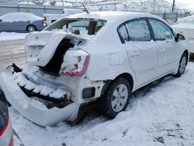 3N1AB61E88L623220 - 2008 NISSAN SENTRA 2.0 WHITE photo 4