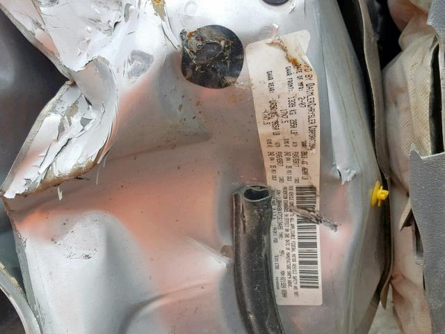 1J8HH48K47C613409 - 2007 JEEP COMMANDER SILVER photo 10