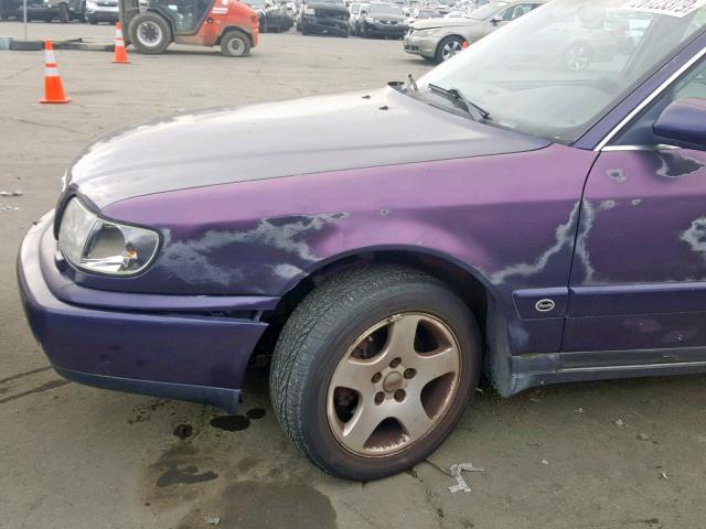 WAUJA84A1VN000387 - 1997 AUDI A6 QUATTRO PURPLE photo 9