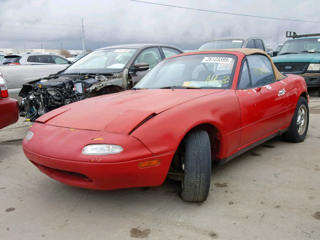 JM1NA3517P0423108 - 1993 MAZDA MX-5 MIATA RED photo 2