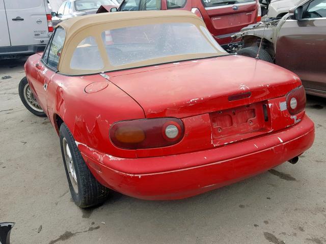 JM1NA3517P0423108 - 1993 MAZDA MX-5 MIATA RED photo 3