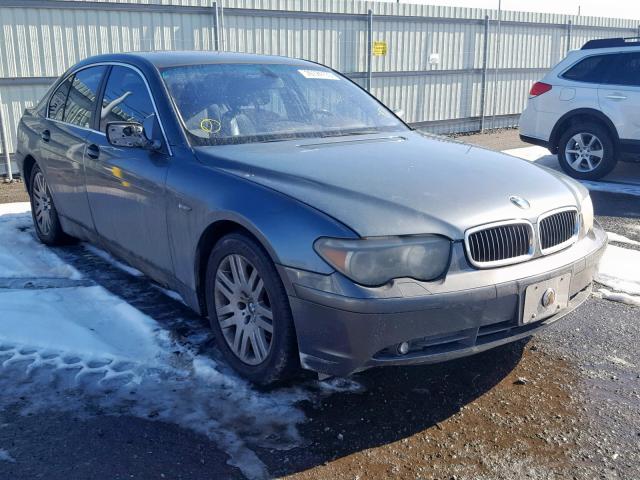 WBAGL63432DP52825 - 2002 BMW 745 I GRAY photo 1