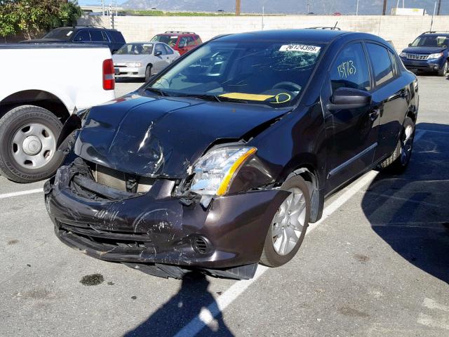 3N1AB6AP2AL658990 - 2010 NISSAN SENTRA 2.0 BROWN photo 2