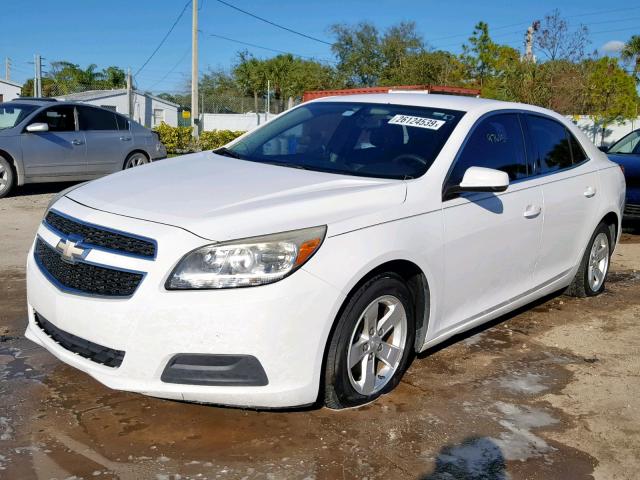 1G11C5SA4DF251453 - 2013 CHEVROLET MALIBU 1LT თეთრი ფოტო 2