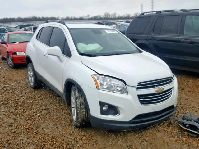 3GNCJRSBXGL232283 - 2016 CHEVROLET TRAX LTZ WHITE photo 1