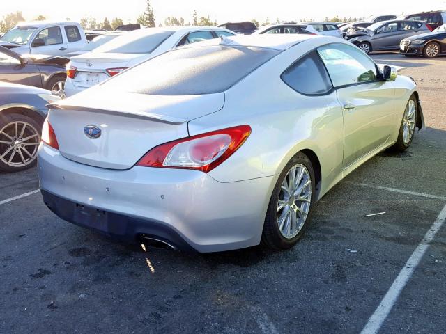 KMHHU6KH5BU042944 - 2011 HYUNDAI GENESIS CO SILVER photo 4