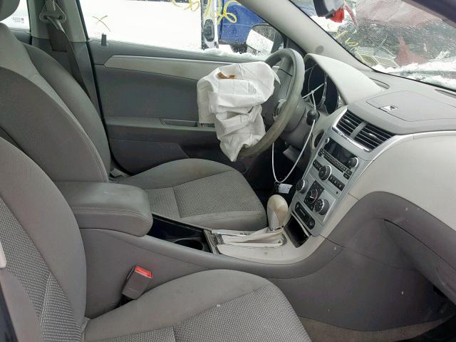 1G1ZA5EB6A4165890 - 2010 CHEVROLET MALIBU LS BLACK photo 5