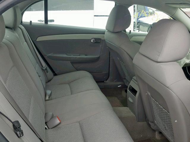 1G1ZA5EB6A4165890 - 2010 CHEVROLET MALIBU LS BLACK photo 6