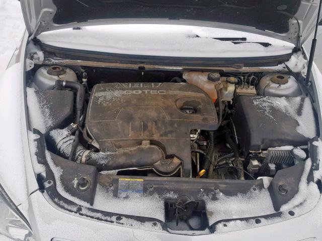 1G1ZA5EB4AF106518 - 2010 CHEVROLET MALIBU LS SILVER photo 7