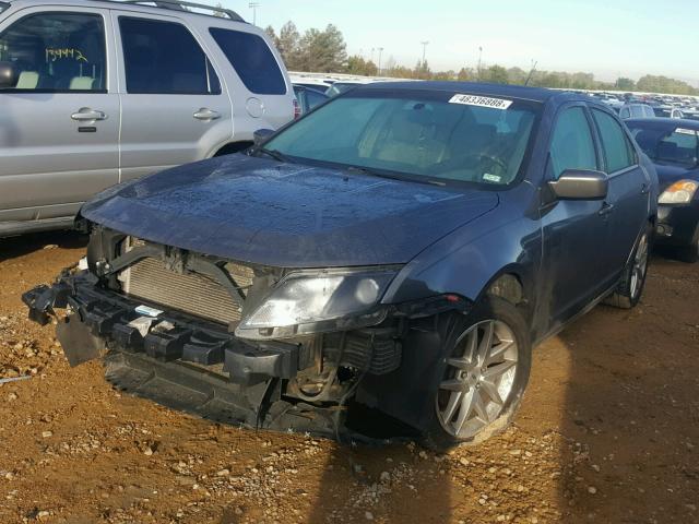 3FAHP0JG6AR233687 - 2010 FORD FUSION SEL GRAY photo 2