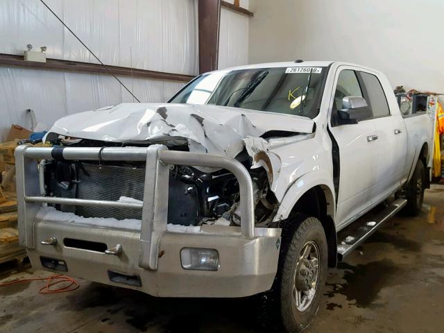 3C63R3ML8EG260035 - 2014 RAM 3500 LARAM WHITE photo 2