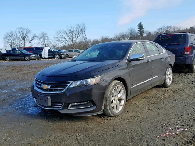 2G1155S37E9193568 - 2014 CHEVROLET IMPALA LTZ BLACK photo 2